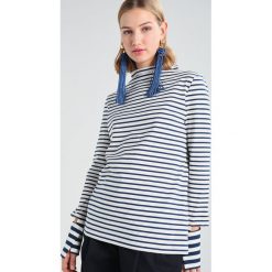 Bluzki damskie: Topshop BOUTIQUE STRIPE CUT CUFF Bluzka z długim rękawem navy