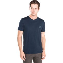 BOSS Tales Koszulka Niebieski. Niebieskie podkoszulki męskie Boss, xl, z haftami, z bawełny, bez kołnierzyka, krótkie. Za 221,95 zł.