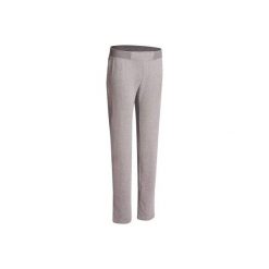 Spodnie dresowe Gym & Pilates damskie. Niebieskie bryczesy damskie marki DOMYOS, l, z bawełny, na jogę i pilates. Za 39,99 zł.