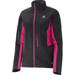 Salomon Kurtka Softshellowa Lightning Softshell Jkt W Bk/Yarrow Pink M. Różowe kurtki damskie do fitnessu marki Salomon, m, z softshellu. W wyprzedaży za 429,00 zł.