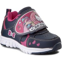 Creepersy damskie: Półbuty HELLO KITTY – CP23-5591HK Granatowy
