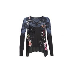 T-shirty z długim rękawem Desigual KAPPAL. Czarne t-shirty damskie Desigual, l. Za 259,00 zł.