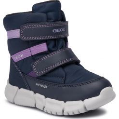 Śniegowce GEOX - B Flexyper G.B Abx A B943QA 0FU54 C4021 D Dk Navy. Niebieskie śniegowce dziewczęce Geox, bez zapięcia. W wyprzedaży za 239,00 zł.