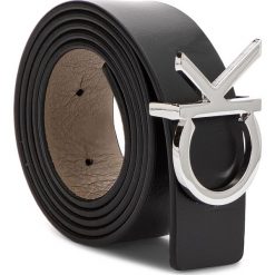 Pasek Damski CALVIN KLEIN - Ck Rev Belt Giftbox K60K604753 85 910. Brązowe paski damskie Calvin Klein, w paski, ze skóry. Za 299,00 zł.