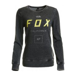 Bluzy damskie: FOX Bluza Damska S Czarna