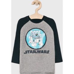 Name it - Longsleeve dziecięcy 80-110 cm. Niebieskie t-shirty chłopięce Name it, z nadrukiem, z bawełny, z długim rękawem. W wyprzedaży za 39,90 zł.