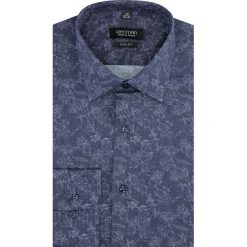Koszula versone 2883 długi rękaw slim fit granatowy. Niebieskie koszule męskie Recman, m, bez wzorów, bez kołnierzyka, z długim rękawem. Za 179,00 zł.