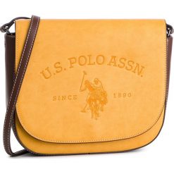 Torebka U.S. POLO ASSN. - Cowtown Flap Crossb. Bag BEUCW0563WVP/302 Mustard. Pomarańczowe listonoszki damskie marki U.S. Polo Assn., ze skóry ekologicznej. Za 449,00 zł.