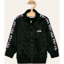 Fila - Bluza dziecięca 86-176 cm. Czarne bluzy dziewczęce Fila, bez wzorów, z poliesteru, bez rękawów, bez kaptura. Za 259,90 zł.
