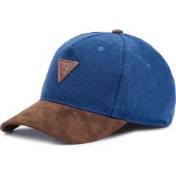Czapka z daszkiem GUESS - AM6622 POL01 BLU. Niebieskie czapki damskie Guess, z aplikacjami, z wełny. W wyprzedaży za 119,00 zł.