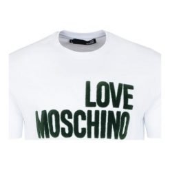T-shirt Love Moschino. Białe t-shirty męskie xxl. Za 269,00 zł.