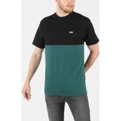 Vans Colorblock Koszulka Czarny Zielony. Czarne podkoszulki męskie Vans, s, bez wzorów, z bawełny, z krótkim rękawem. Za 90,95 zł.