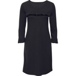 Sukienki: Sukienka shirtowa z falbanami bonprix czarny
