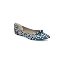 Baleriny Marc Jacobs Elap. Niebieskie baleriny damskie marki Marc Jacobs, bez wzorów, bez obcasa. Za 1751,20 zł.