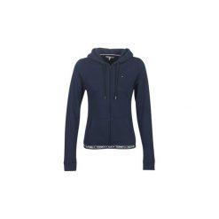 Bluzy Tommy Hilfiger AUTHENTIC-UW0UW00582. Niebieskie bluzy damskie TOMMY HILFIGER, s, bez wzorów, bez rękawów, bez kaptura. Za 349,00 zł.