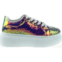 Sneakersy damskie z cekinami różowe (40). Różowe sneakersy damskie Estetino. Za 69,00 zł.