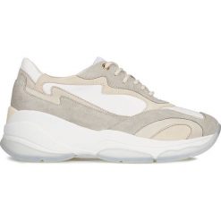 Geox - Buty. Białe buty sportowe damskie Geox, bez wzorów, ze skóry, sportowe. W wyprzedaży za 279,90 zł.