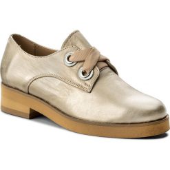 Oxfordy SERGIO BARDI - Fresonara SS127338218BM 111. Żółte jazzówki damskie marki Sergio Bardi, na obcasie. W wyprzedaży za 199,00 zł.