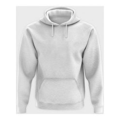Męska bluza z kapturem (bez nadruku, gładka) - szara. Szare bluzy męskie MegaKoszulki, m, z nadrukiem, z kapturem, bez rękawów, z kapturem. Za 54,90 zł.