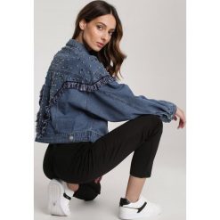 Niebieska Kurtka Nephenoire. Niebieskie kurtki damskie Renee, s, bez wzorów, z jeansu, bez kaptura. Za 209,99 zł.