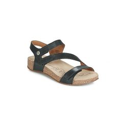 Sandały Josef Seibel TONGA 25. Czarne sandały damskie marki Josef Seibel, bez wzorów, bez obcasa, bez zapięcia. Za 349,00 zł.