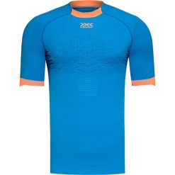 Koszulka męska X-BIONIC THE TRICK 4.0 RUN. Niebieskie koszulki męskie X BIONIC, m, bez wzorów, z asymetrycznym kołnierzem, bez rękawów. Za 450,00 zł.