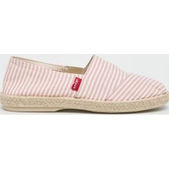 Levi's - Espadryle. Różowe espadryle damskie marki Levi's®, z gumy. Za 169,90 zł.