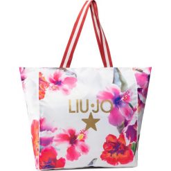 Torebka LIU JO - Borsa 2 Manici VA0188 T0300 St. Flori Bco Ottic U9812. Białe torebki klasyczne damskie Liu Jo, bez wzorów, z materiału, klasyczne, bez dodatków. W wyprzedaży za 299,00 zł.