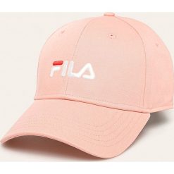 Fila - Czapka. Białe czapki damskie Fila, bez wzorów, z tkaniny. Za 139,90 zł.