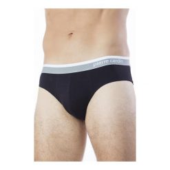 Slipy PCU402 Nero - Czarne Pierre Cardin. Czarne slipy męskie marki Pierre Cardin SX, m, bez wzorów. Za 31,90 zł.