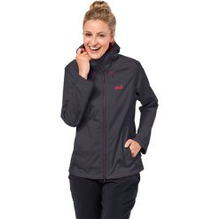 Kurtki sportowe damskie: Jack Wolfskin Kurtka damska ARROYO WOMEN Ebony r. L (1108912)
