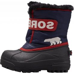 Sorel Dziecięce śniegowce Childrens Snow Commander 1869561591 8 ciemnoniebieskie. Niebieskie buty chłopięce sportowe Sorel, bez zapięcia. Za 269,00 zł.