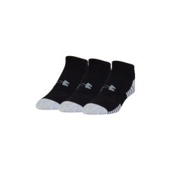 Skarpety Under Armour HeatGear Tech No Show Socks 3-Pack 1312439-001. Czarne skarpetki damskie Under Armour, bez wzorów. Za 44,99 zł.