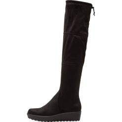 Buty zimowe damskie: Tamaris Kozaki na koturnie black