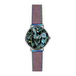Zegarek "EBB-3814" ze wzorem. Analogowe zegarki damskie Emilly Westwood, metalowe. W wyprzedaży za 129,95 zł.