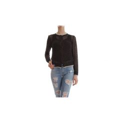 Swetry rozpinane / Kardigany Kaos Collezioni HP1FP027. Czarne swetry damskie Kaos Collezioni, s, bez wzorów. W wyprzedaży za 187,40 zł.