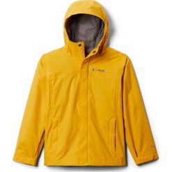 Kurtka chłopięca Columbia Watertight 1580641790. Żółte kurtki chłopięce Columbia, bez wzorów, bez kaptura. Za 195,99 zł.