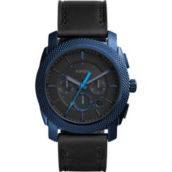 Zegarek FOSSIL - Machine FS5361 Black/Blue. Czarne zegarki męskie Fossil, ze stali. W wyprzedaży za 549,00 zł.