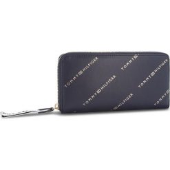 Duży Portfel Damski TOMMY HILFIGER - Iconic Tommy Za Wlt AW0AW05759 902. Niebieskie portfele damskie TOMMY HILFIGER, ze skóry ekologicznej. W wyprzedaży za 239,00 zł.