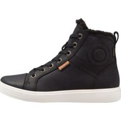 Ecco S7 Tenisówki i Trampki wysokie black. Czarne tenisówki męskie ecco, z materiału. W wyprzedaży za 342,30 zł.