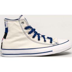 Converse - Trampki. Białe trampki i tenisówki damskie Converse, bez wzorów, z gumy, na sznurówki. Za 339,90 zł.