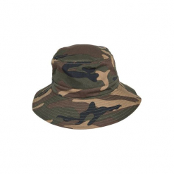 Kapelusz myśliwski Steppe 100 camo woodland. Brązowe kapelusze damskie marki SOLOGNAC, z bawełny. Za 29,99 zł.