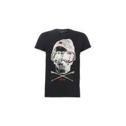 T-shirty z krótkim rękawem Deeluxe LANDY. Czarne t-shirty męskie Deeluxe, s, bez wzorów, bez kołnierzyka, krótkie. Za 89,00 zł.