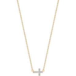 Wspaniały Naszyjnik - złoto 375, Diament 0,03ct. Żółte naszyjniki męskie z diamentem, złote. Za 679,00 zł.
