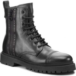 Kozaki ICEBERG - Giusto 18IIU1058M Nero. Czarne buty zimowe męskie Iceberg, z materiału. Za 1829,00 zł.