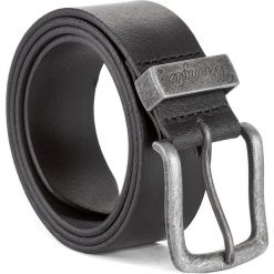 Pasek Męski WRANGLER - Metal Loop W0080US01 85 Black. Czarne paski męskie Wrangler, w paski, ze skóry. Za 109,00 zł.