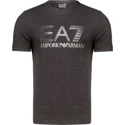 T-shirt EA7 EMPORIO ARMANI Szary. Szare t-shirty męskie marki EA7 Emporio Armani, bez wzorów, z dżerseju, bez kołnierzyka, krótkie. W wyprzedaży za 155,00 zł.