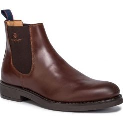 Sztyblety GANT - Oscar 19651923 Sienna Brown G408. Pomarańczowe sztyblety męskie GANT, ze skóry, bez zapięcia. W wyprzedaży za 389,00 zł.
