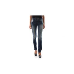 Jeansy straight leg Kaos Collezioni KI6BL024. Niebieskie jeansy damskie Kaos Collezioni. Za 326,46 zł.