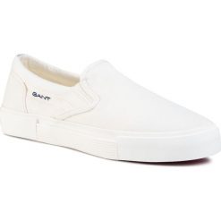 Tenisówki GANT - Champroyal 20678414 Off White G20. Białe półbuty męskie GANT, bez wzorów, z gumy, klasyczne, bez zapięcia. Za 299,00 zł.